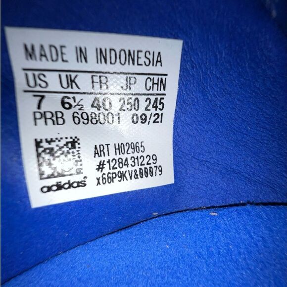 Adidas Predator Edge .1 SG Soft Ground Soccer Cleats Blue - Picture 11 of 15